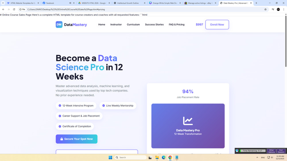 Resell 10 html websites