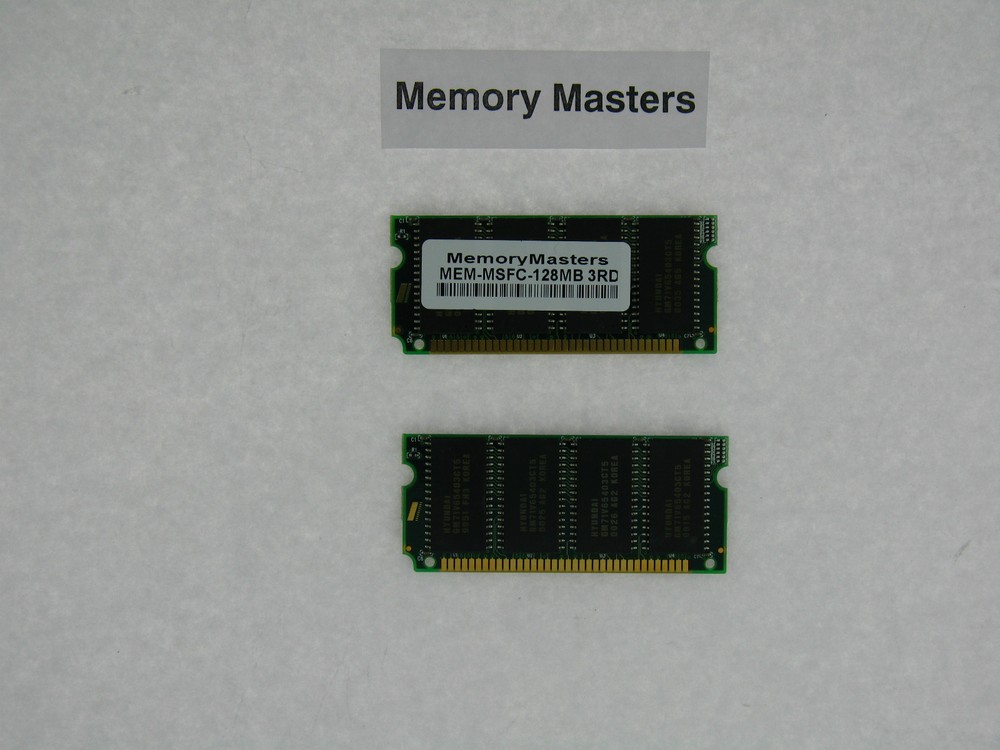 MEM-MSFC-128MB Two (2) 64MB  EDO Sodimm Mod for Cisco Catalyst 6000