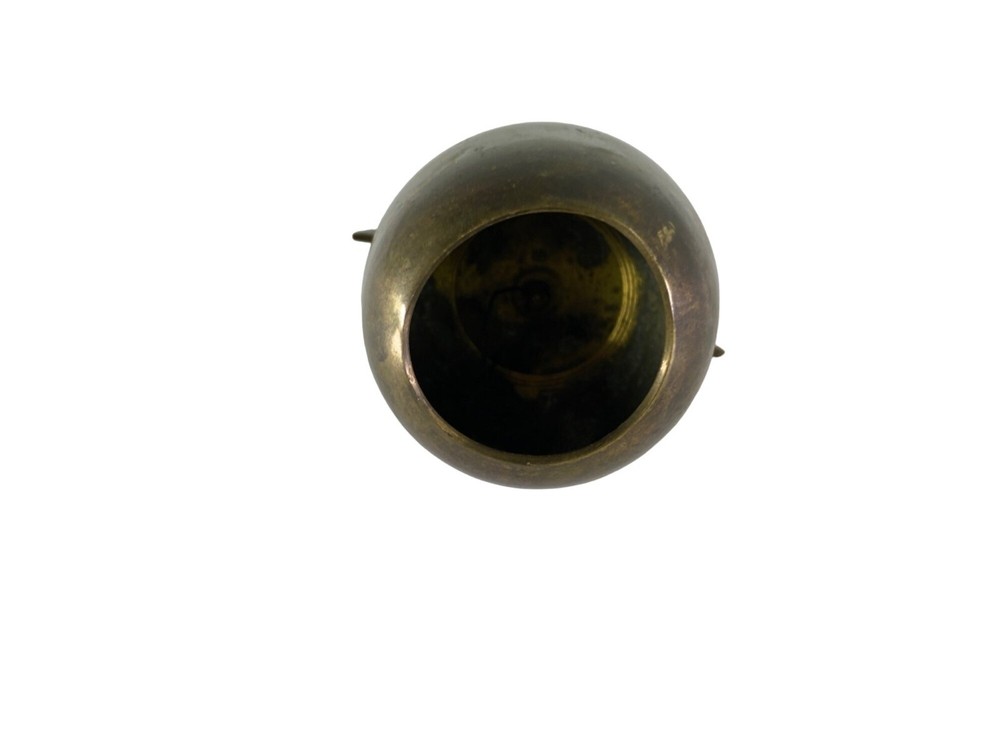 Brass Apple Bell 4" x 3.5" x 3.5"