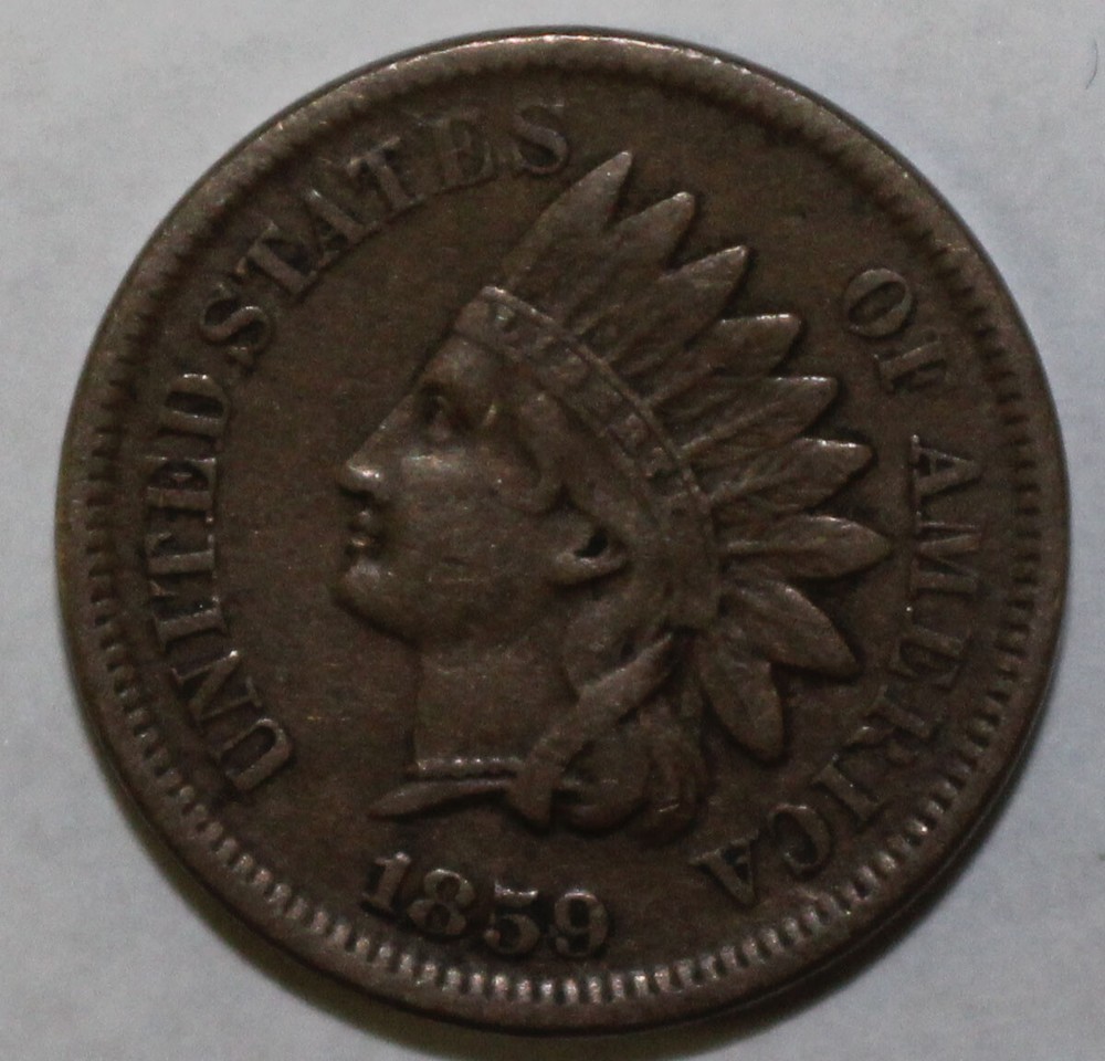 1859 Indian Head Cent WR406