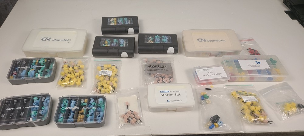 NO TARIFF FREE SHIP Lot Audiology Eartips Tympanometry Tips Otometrics