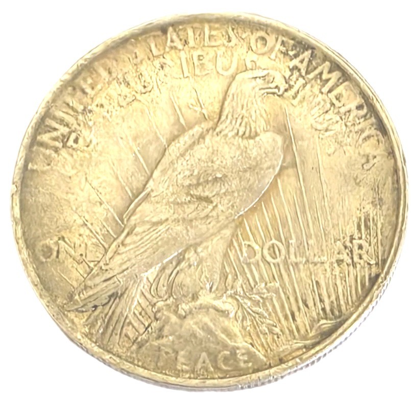 1923 peace dollar XF condition #130