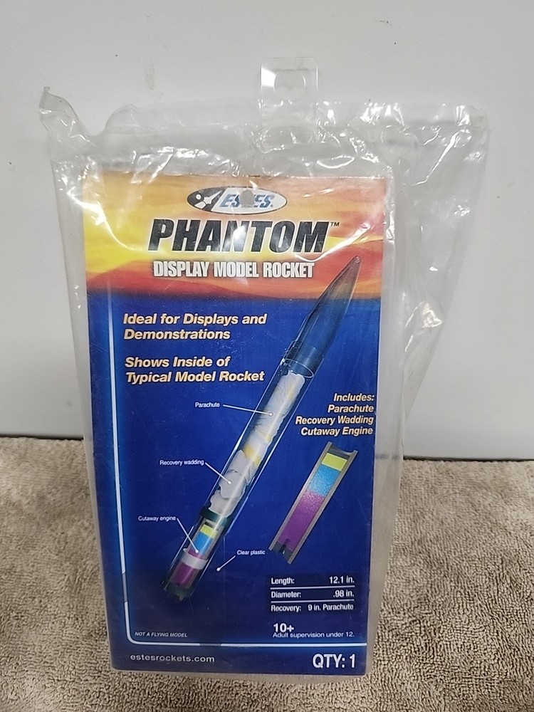 Estes 1207 Phantom Display Model Beginner not launchable Free Shipping!