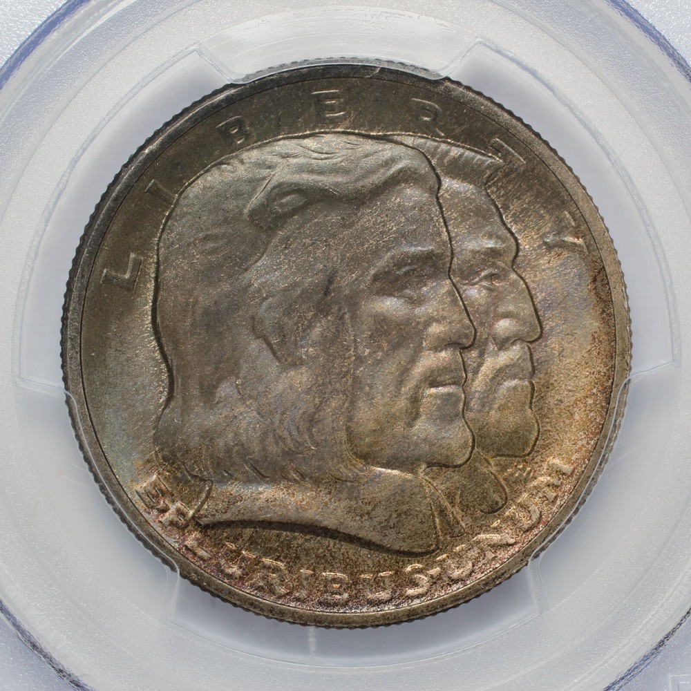 1936 Long Island Commemorative Silver Half Dollar PCGS MS65