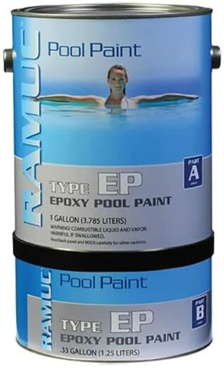 RAMUC EP Epoxy High Gloss Epoxy Pool Paint (White)