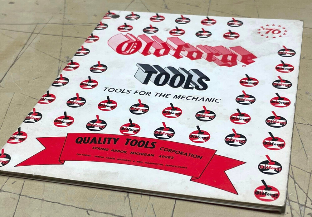 Vintage Original 1976 Oldforge Mechanic Tools Catalog 40 Pgs