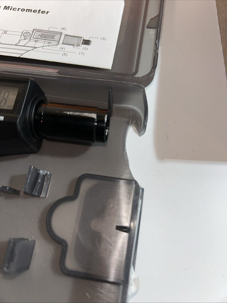 Fowler 54-870-003-0 Xtra-Value II Electronic Micrometer, 2-3"/50-75mm Range