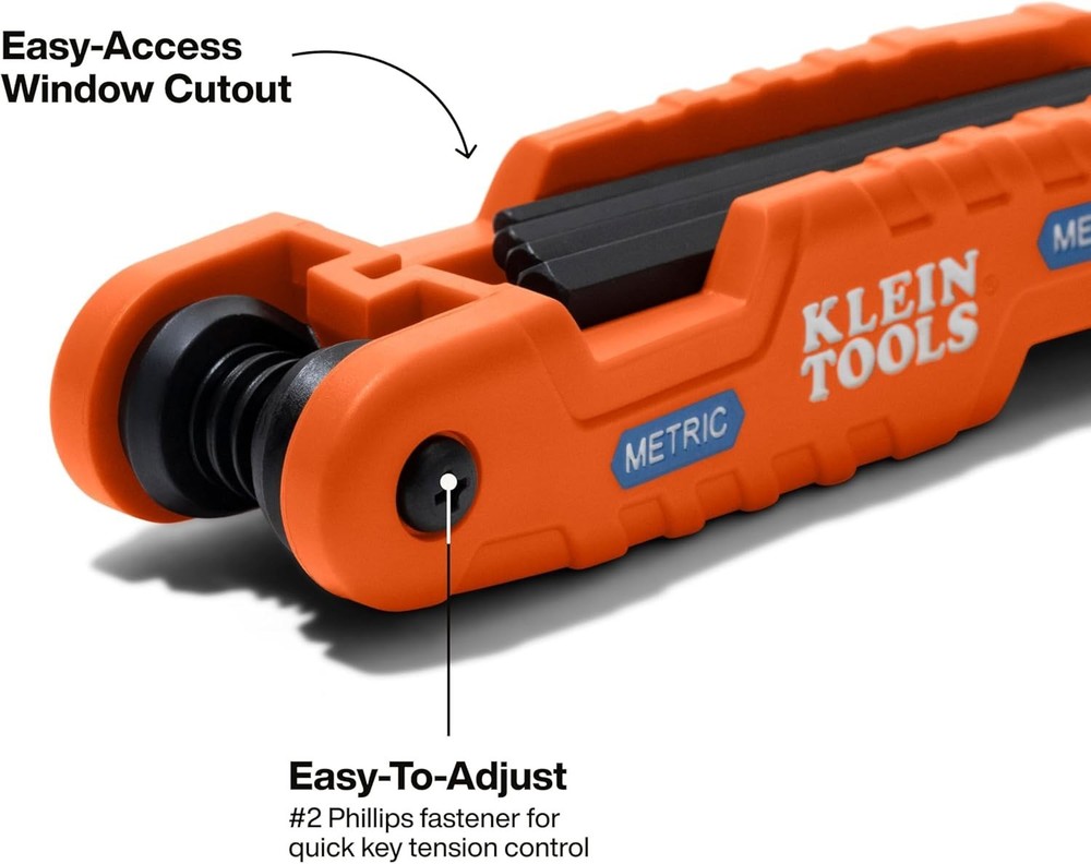 21-Key Pro Folding Hex Key Set – SAE & Metric, High-Leverage Blades