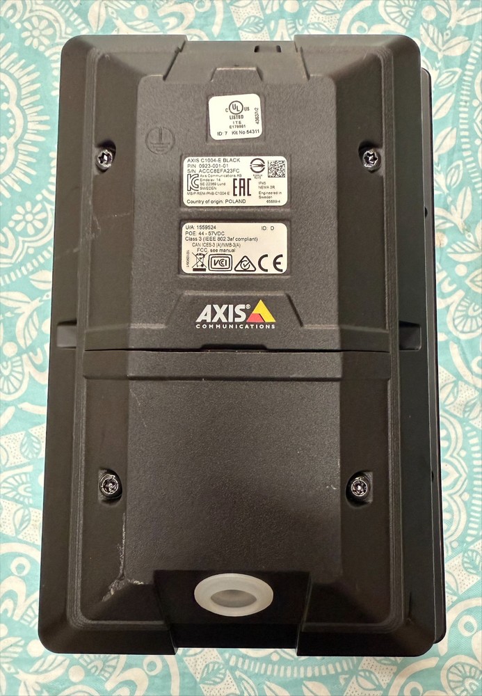 Axis C1004-E speaker black 0923-001 IP45
