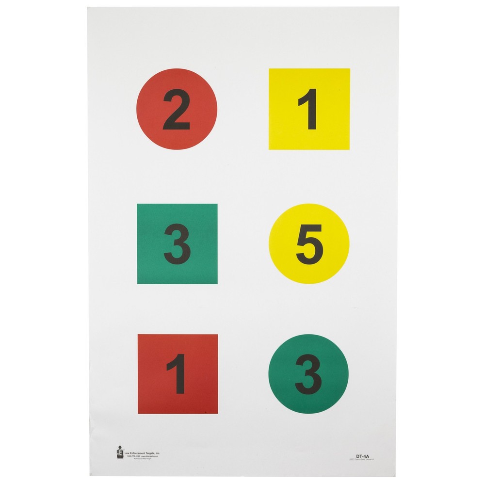 Action Target Discretionary Command Training Target DT-4A 23x35 100 Pack