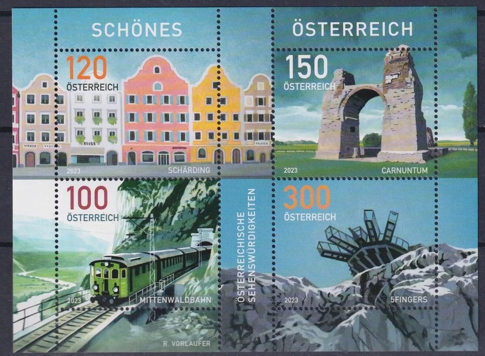 AUSTRIA - 2023 Beautiful Austria souvenir sheet #3052 - VF MNH