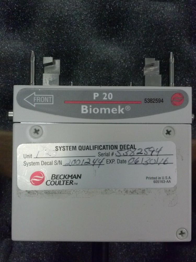 BECKMAN COULTER P20 Biomek Single Tip Pipette Tool