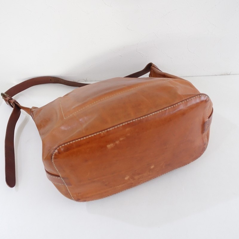 HENRY CUIR Leather Shoulder Bag
