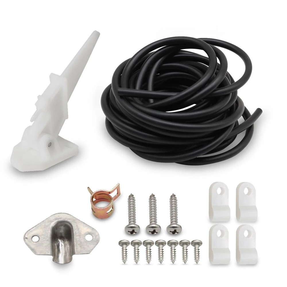 Universal Marine Boat Speedometer Pitot Kit 80 MPH Automatic Kick-up Pitot Tu...