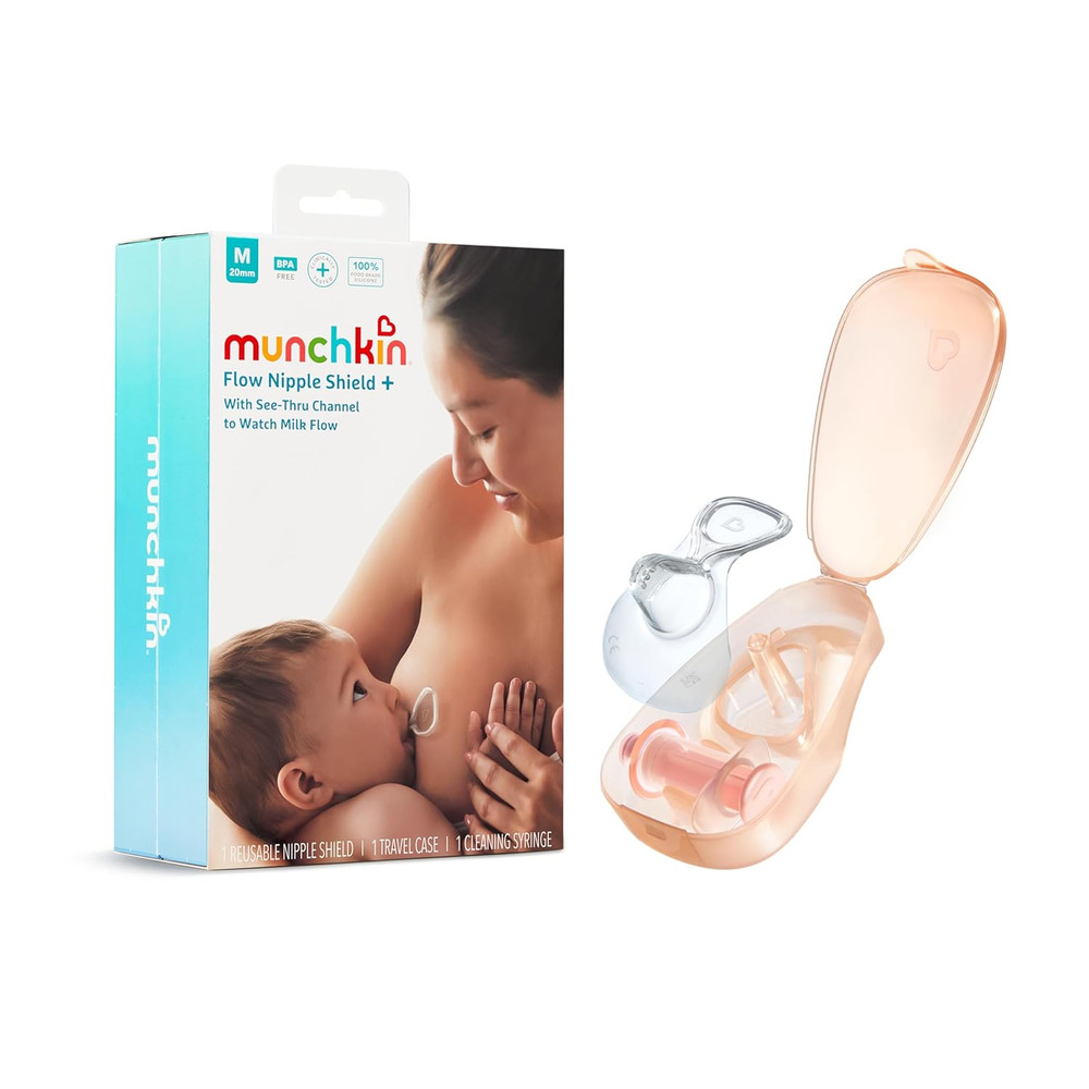 ® Flow Nipple Shield with See-Through Channel for Confident Nursing