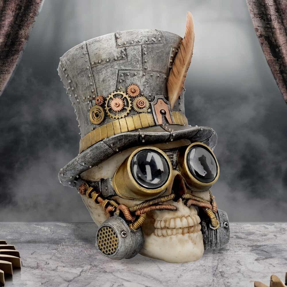 Nemesis Now Count Archibald Steampunk Top Hat Skull