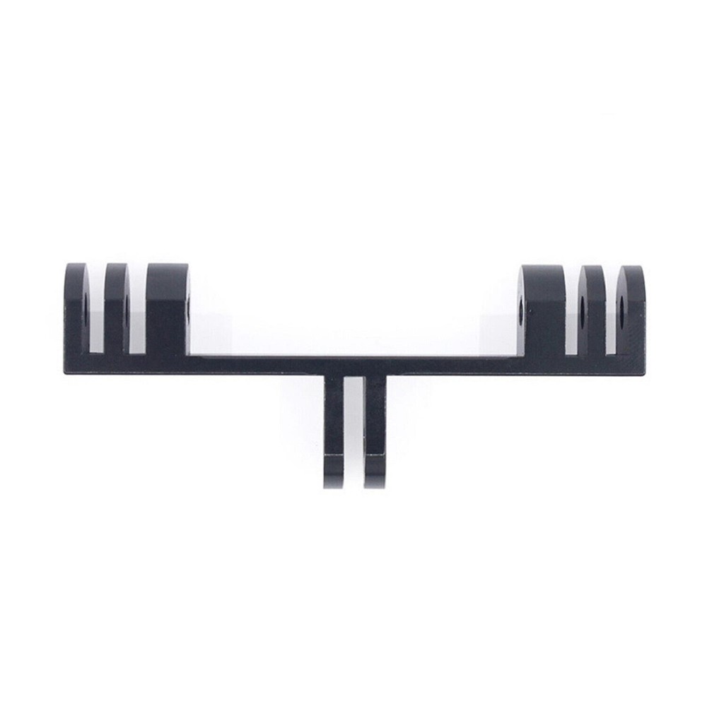 Dual Head Flash Light Mount Bracket Bridge Extender Extension for GoPro Camera
