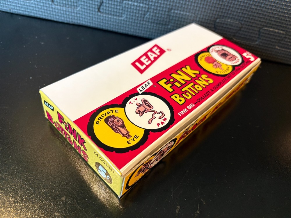 Fink Buttons - Empty custom design display box