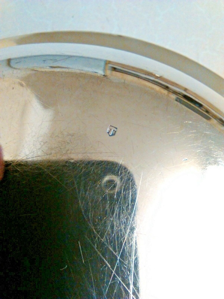 Vintage Silver Plated Round Serving Dish - 9.5" diameter (3744)