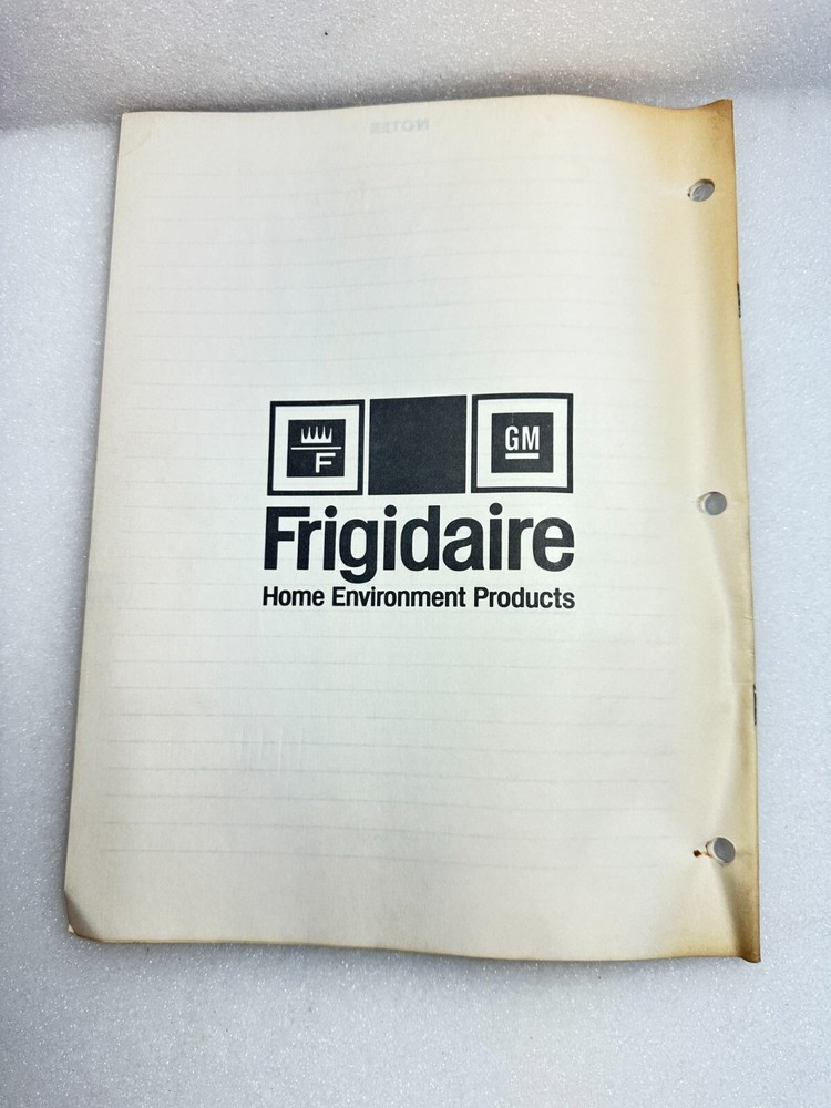 FRIGIDAIRE TECH-TALK MANUAL "N" Line Models 1977 Index