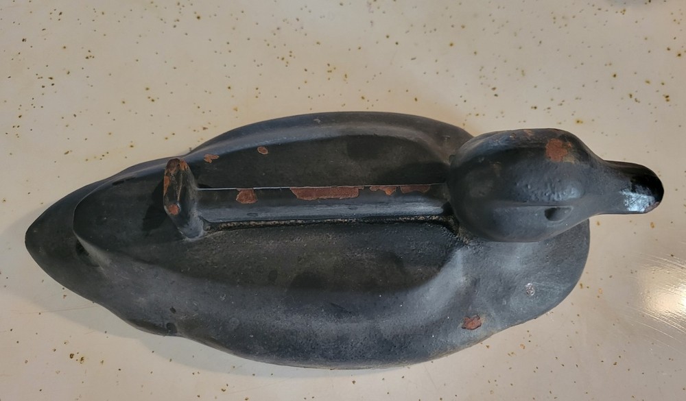 Vintage Cast Iron Duck Boot Scraper Antique Old Boot Jack