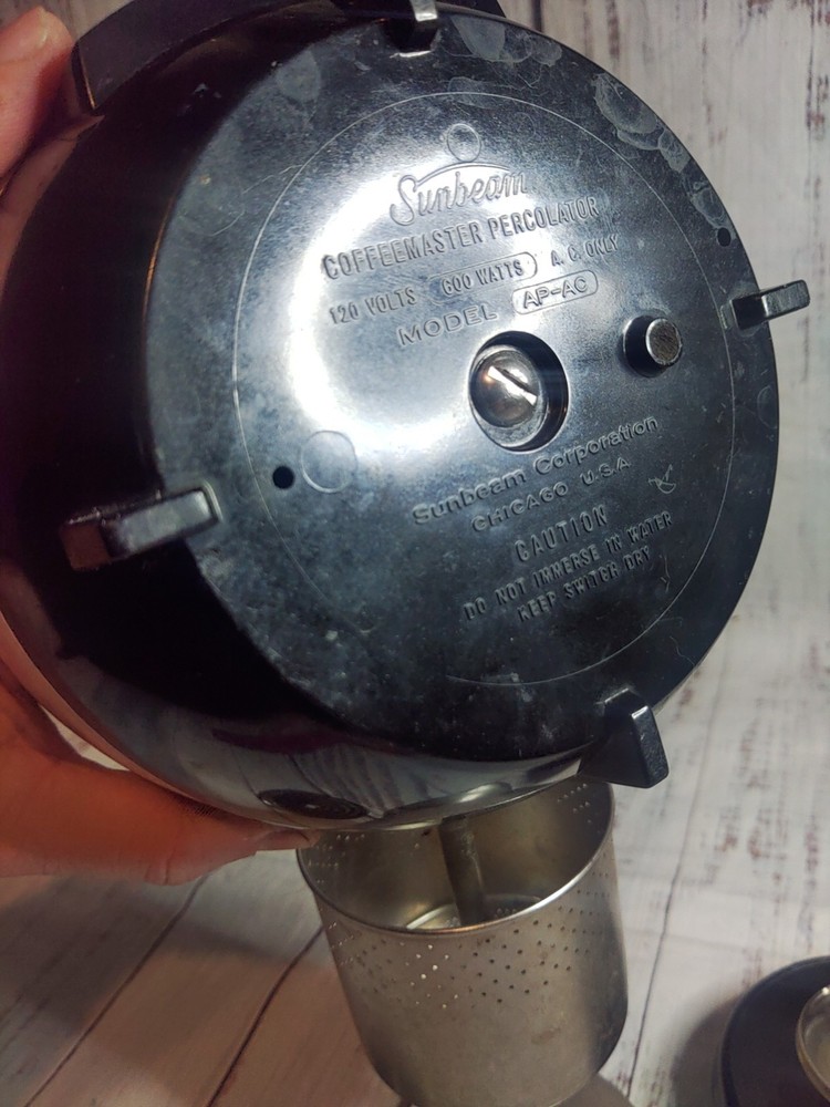 Sunbeam Fully Automatic Coffee Percolator Model Number AP-AC