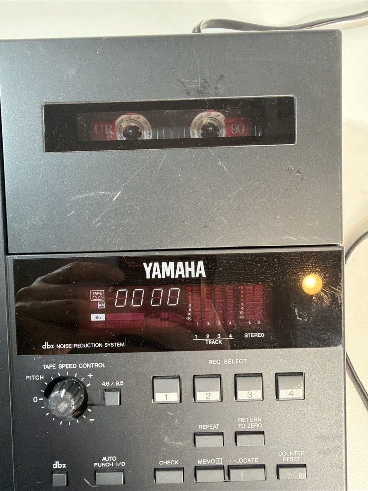 Yamaha MT4X Multitrack Cassette Recorder. Tested powers on functionality unknown