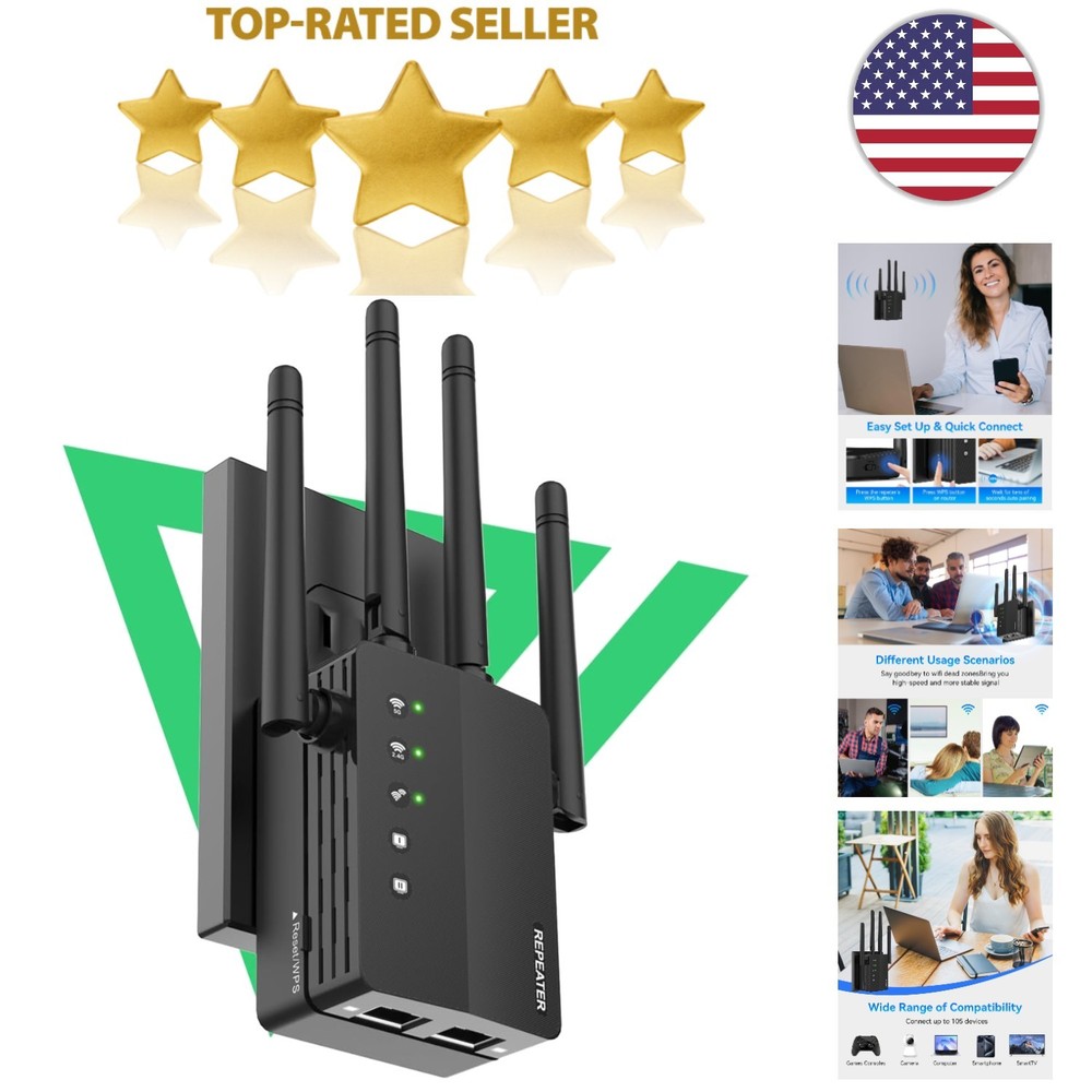 Multi-Device Support WiFi Range Extender