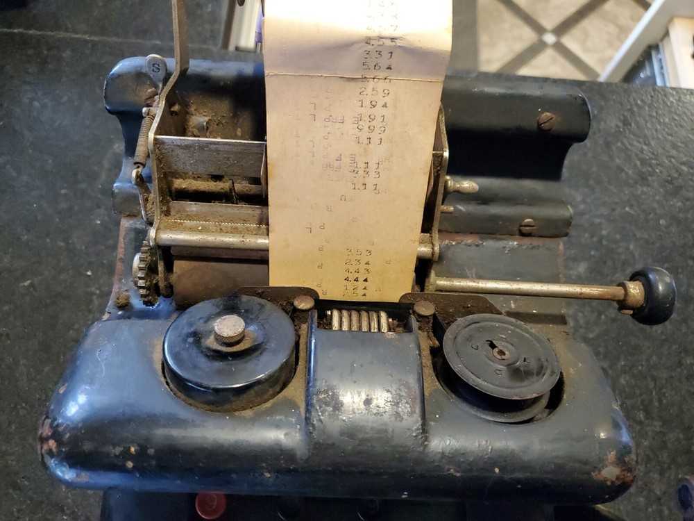 Antique Burroughs counting Machine