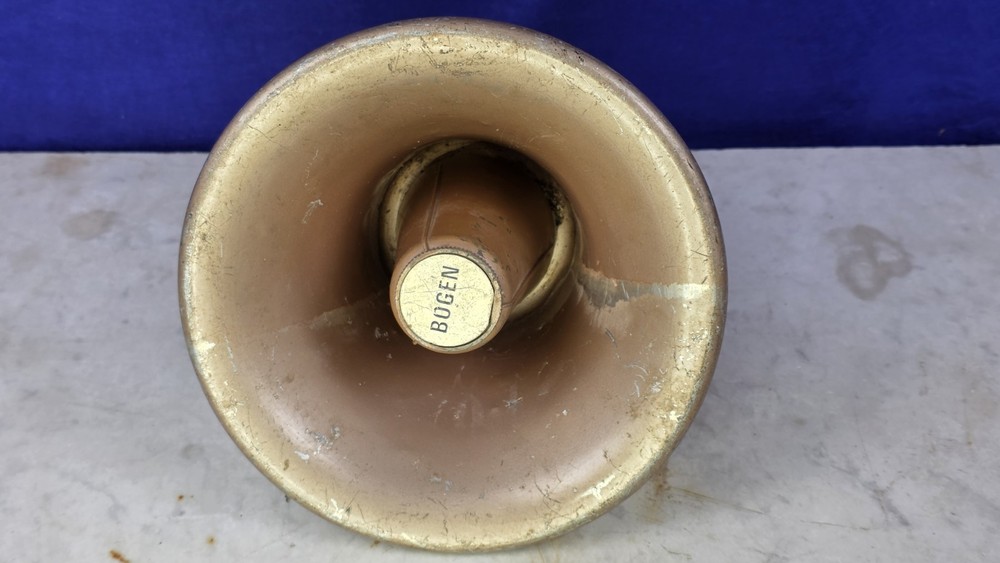 Vintage Bogen Loudspeaker - TESTED & WORKS