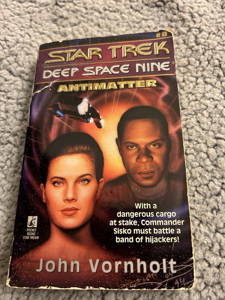 Star Trek Deep Space Nine Antimatter Paperback Novel/1
