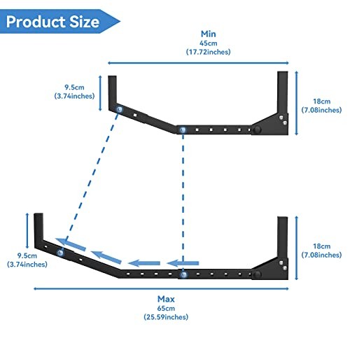 Wall Mount Kayak Storage Rack 2 Pairs for Kayak