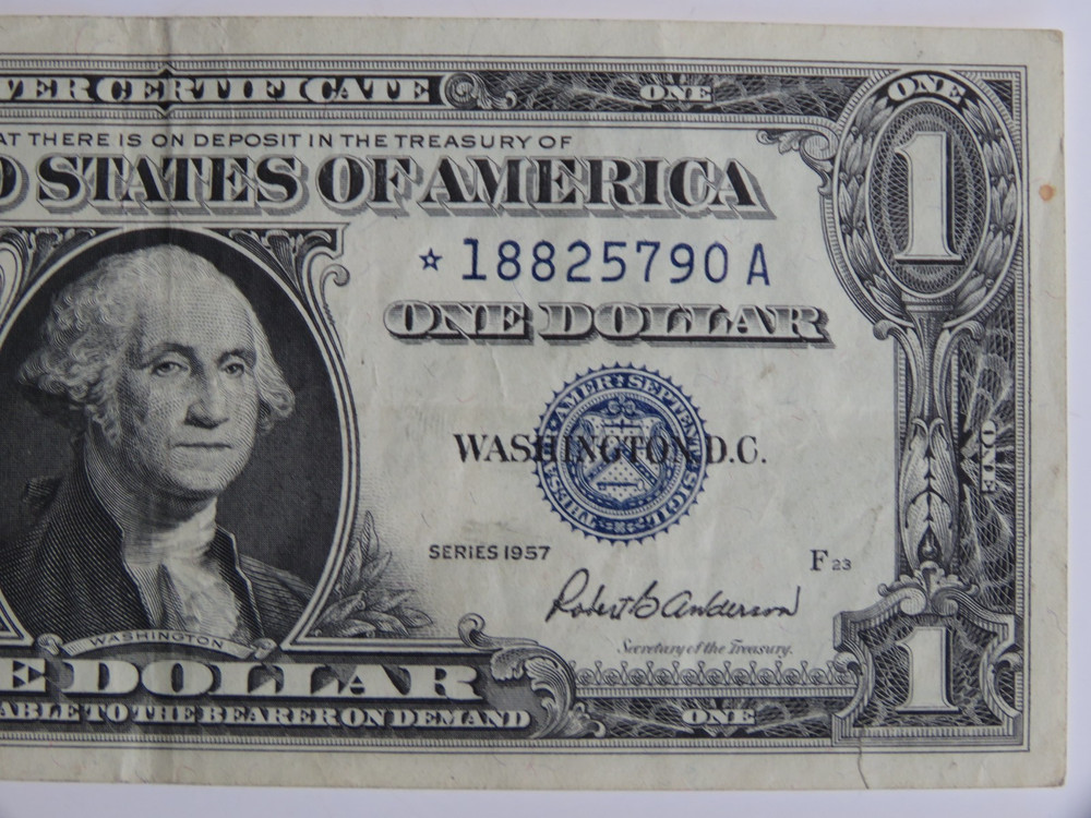 2 - $1 Silver Certs (1 * Note) & 1 - $2 Red Seal Note