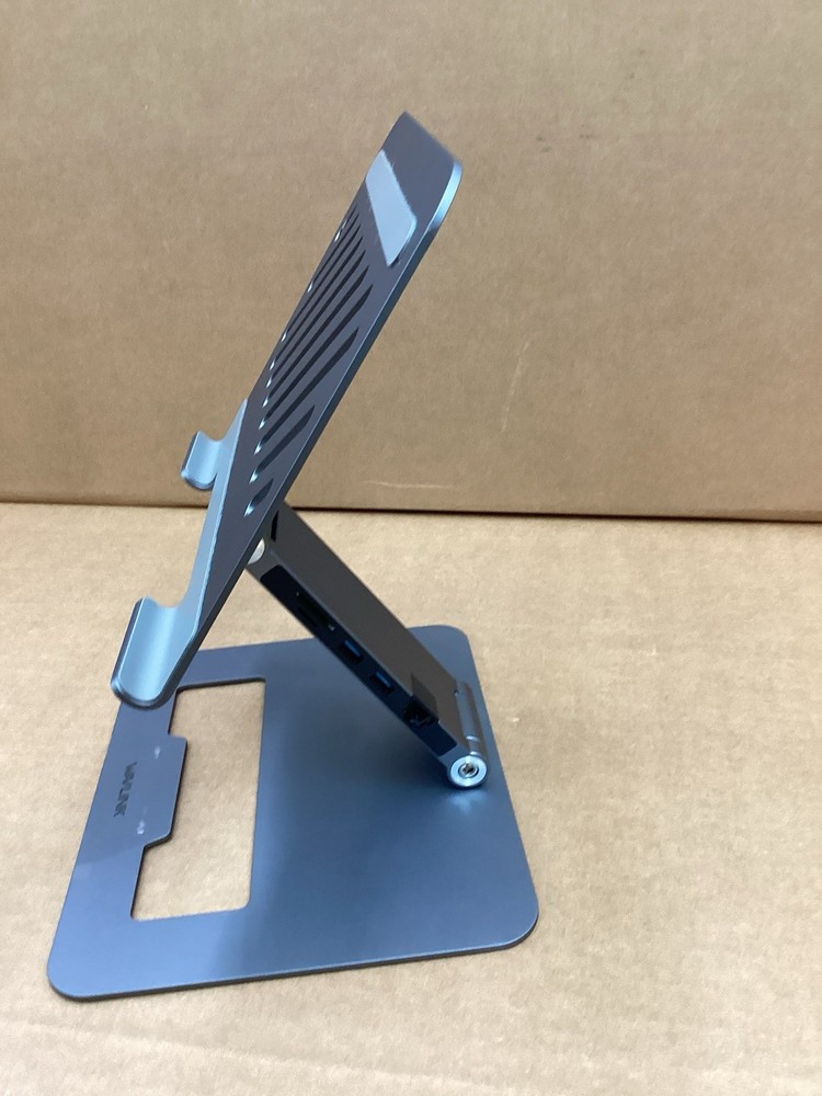 USB C Dock HDMI Laptop Stand Ergonomic Computer Riser Adjustable for Mac Windows