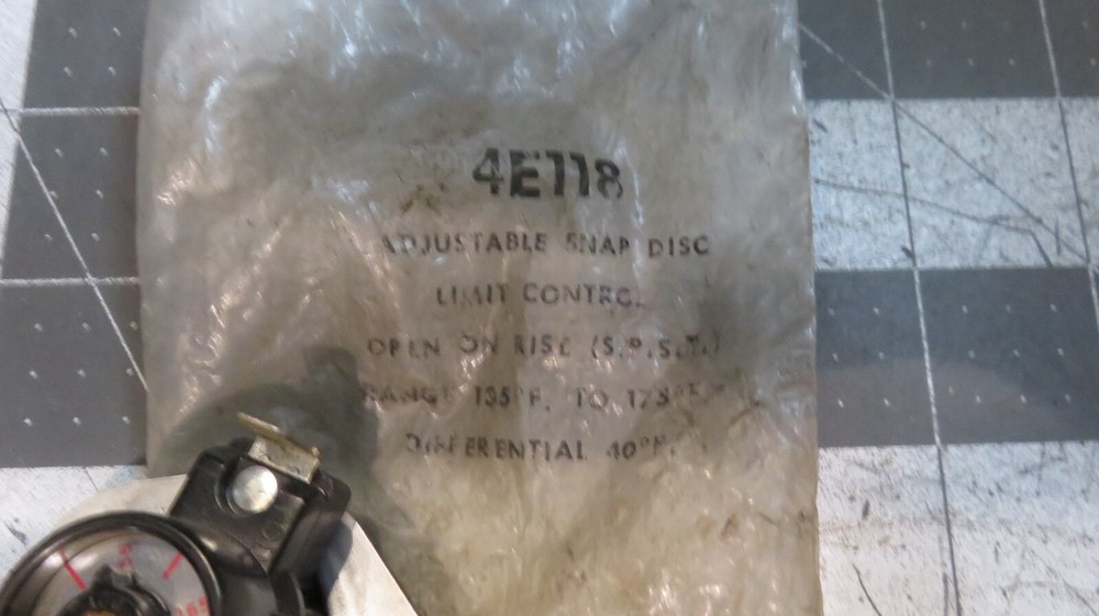 4E118 Adjustable Limit, Auto Reset,135-175