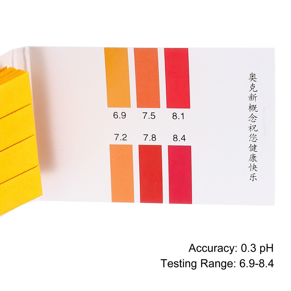 PH Test Strips 6.9-8.4.2pcs 80 Indicator Maps Sunflower Tester