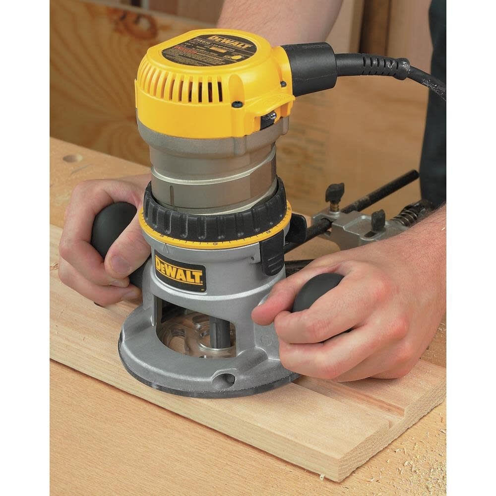 DEWALT 1-3/4 HP (Maximum Motor HP) Fixed Base Router