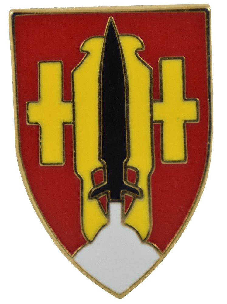 ARTILLERY & MISSILE SCHOOL HAT PIN