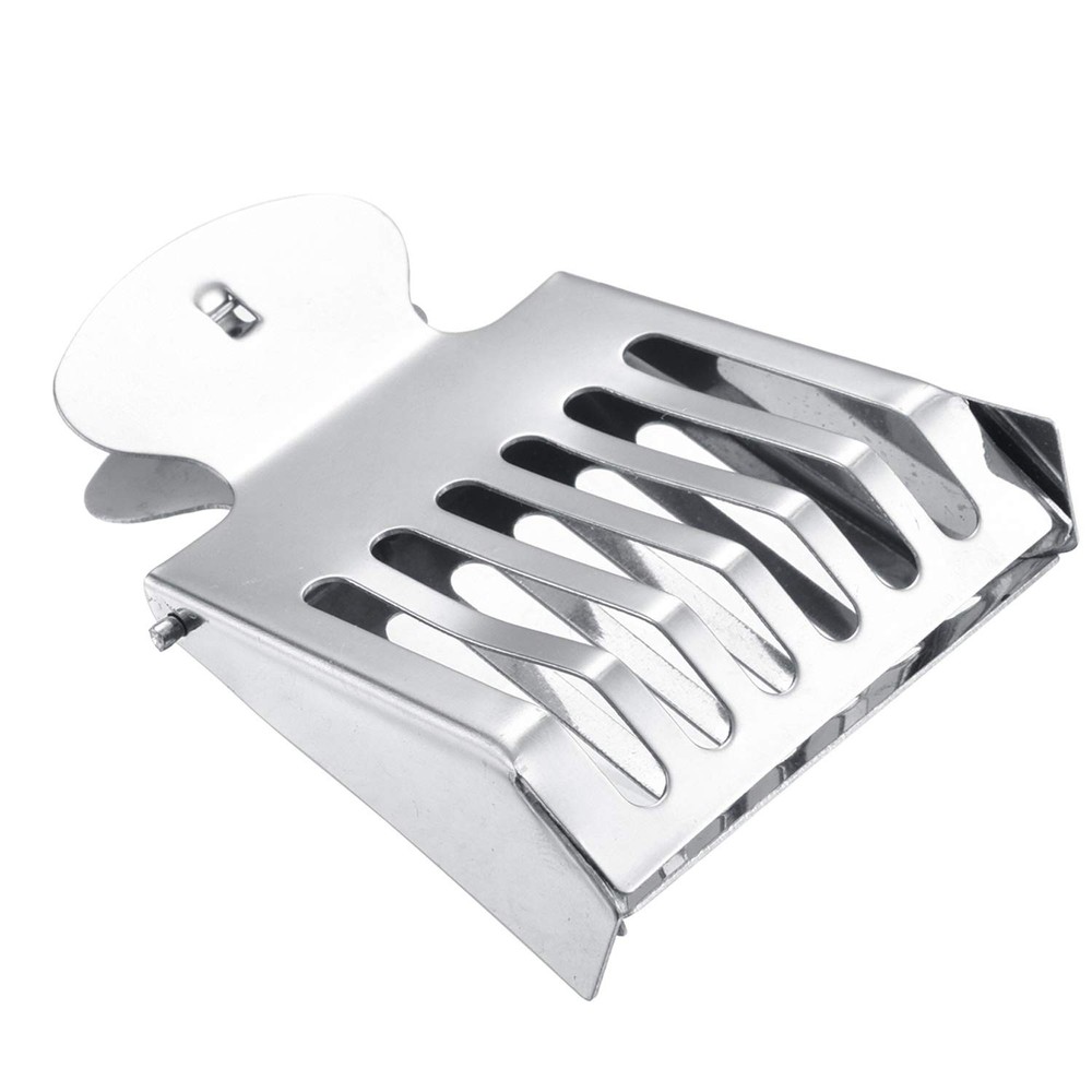 YengHome Beekeeping Bee Queen Cage Catcher Clips,3 Pack 3 Pack, silver 3