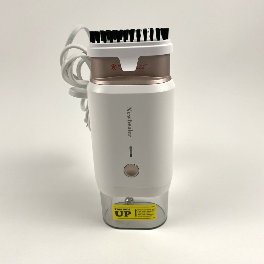 Newbealer Handheld Foldable Garment Steamer For Clothes, Curtains Compact White