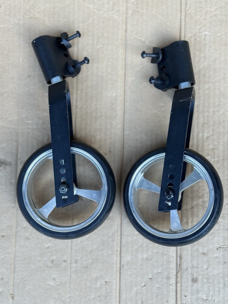 Pair KI Mobility Catalyst, 5VX Wheelchair 6” Caster Wheels & 10.5” Fork