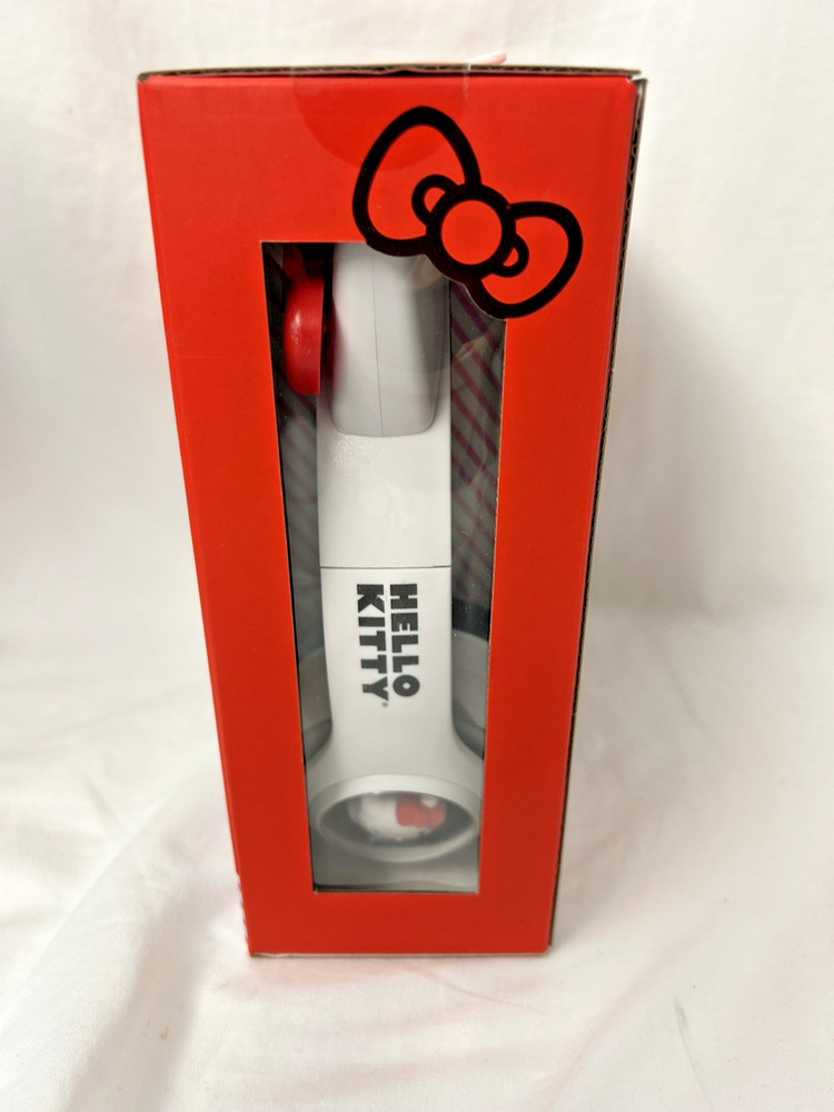 Hello Kitty Wireless Light Up Headphones Bluetooth White Sanrio Foldable Adjust