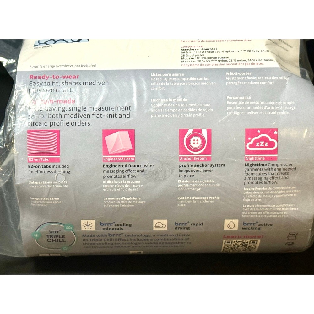 Circus Profile Leg Elastic Compression System Size VI see Chart