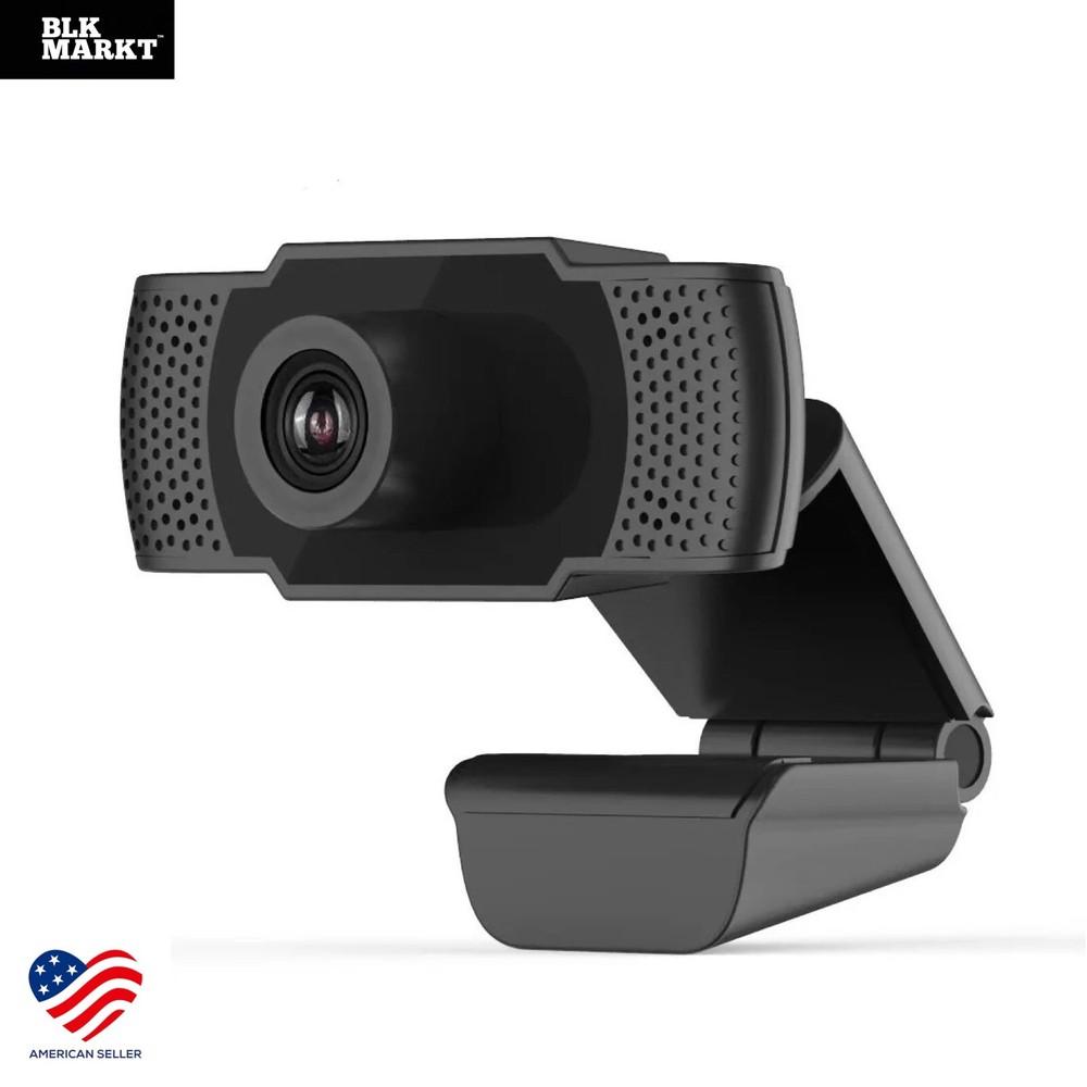 Webcam HD with Microphone Web Camera USB 2.0 for PC MAC Desktop Laptop Computer