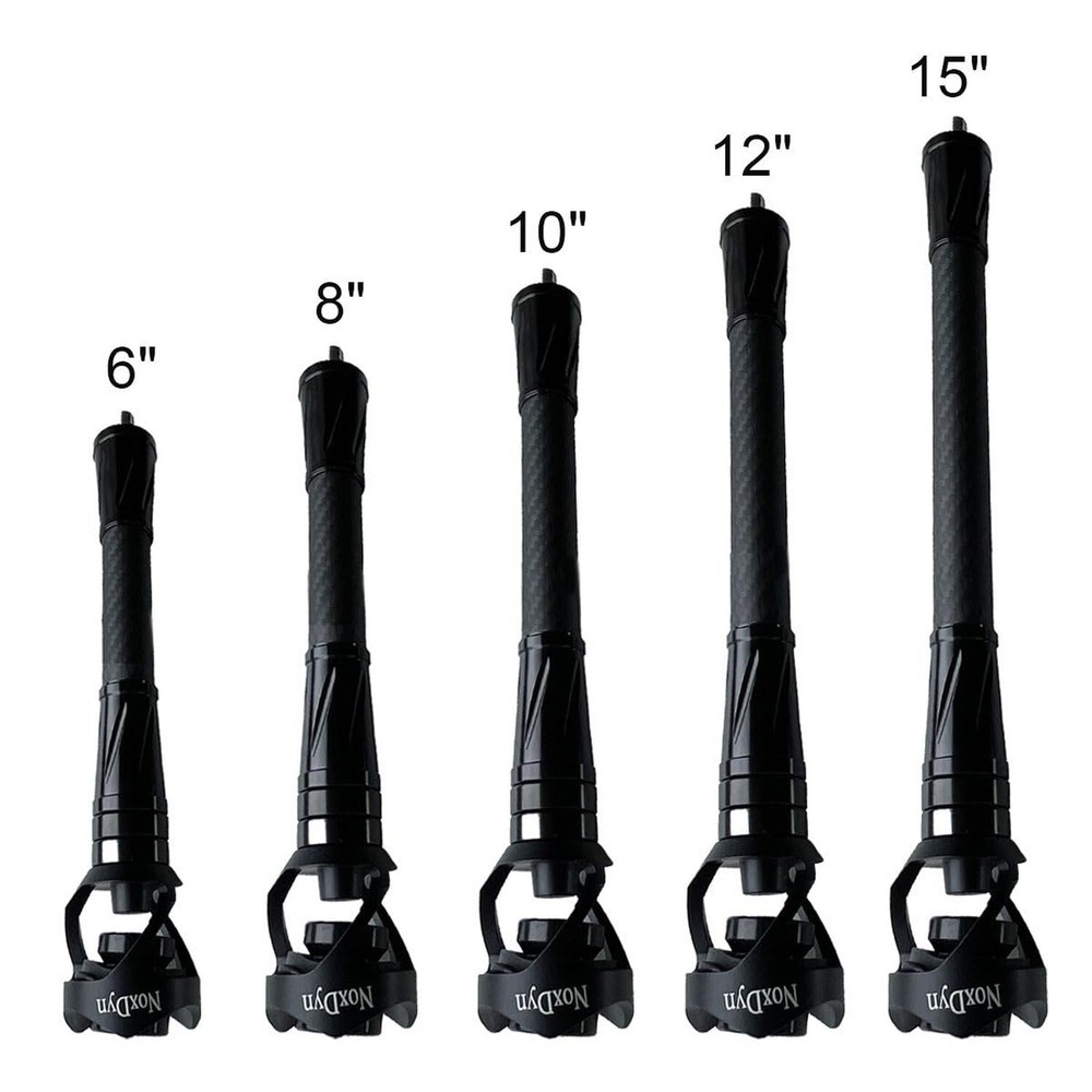 Bow stabilizer, Carbon Compound Bow stabilizer with Weighted Absorbers for En...