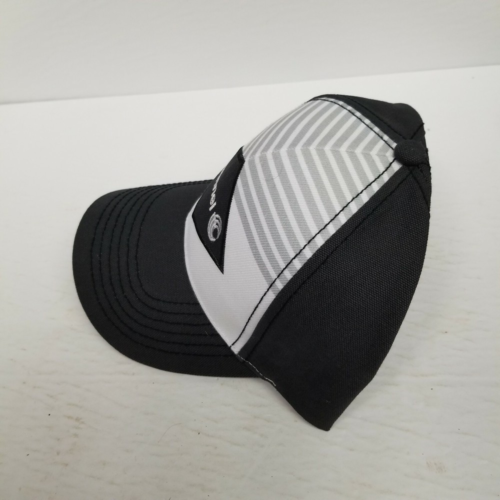 Channel Seed Adjustable Strapback Hat, Black & White Design, Farming, New