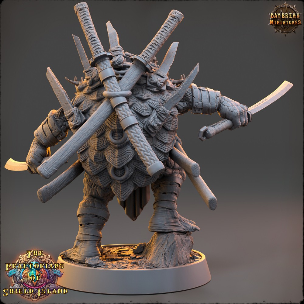 Tortle Warrior Doikar | DayBreak Miniatures |