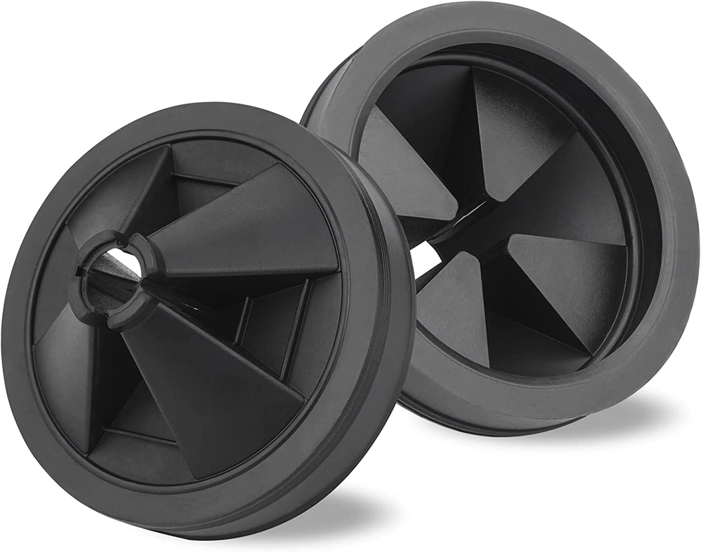 Upgraded Garbage Disposal Splash Guard, 2-Pack EPDM Rubber 3 1/8" Sink Baffle Di