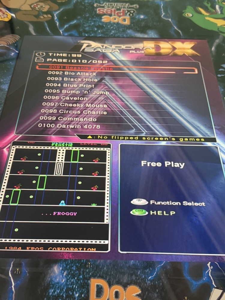 512 Classic Retro Games Cocktail Arcade