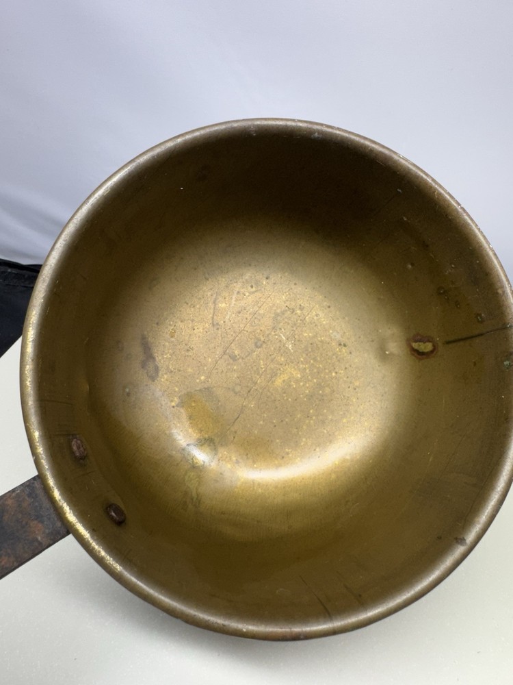 Antique Long Handled Copper Fireplace Pan